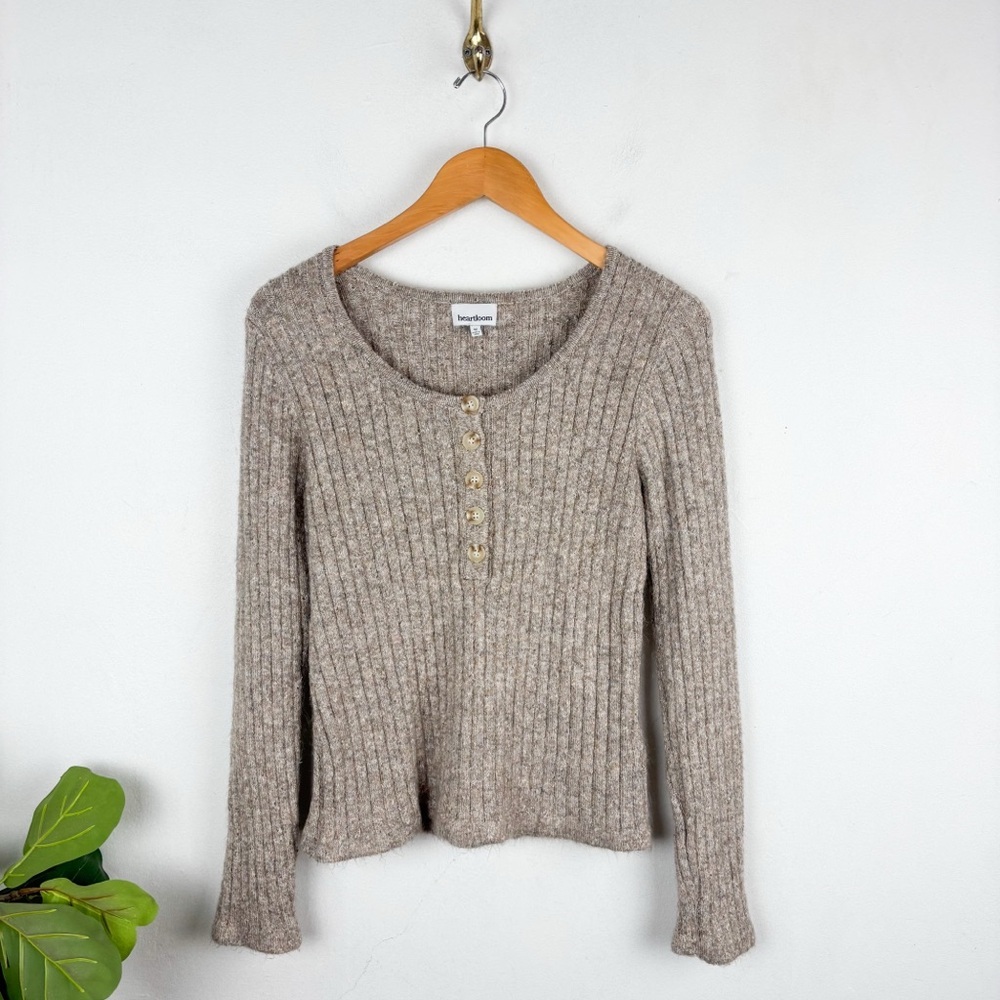 Heartloom Revolve Knit Scoop Neck Sweater Sz M